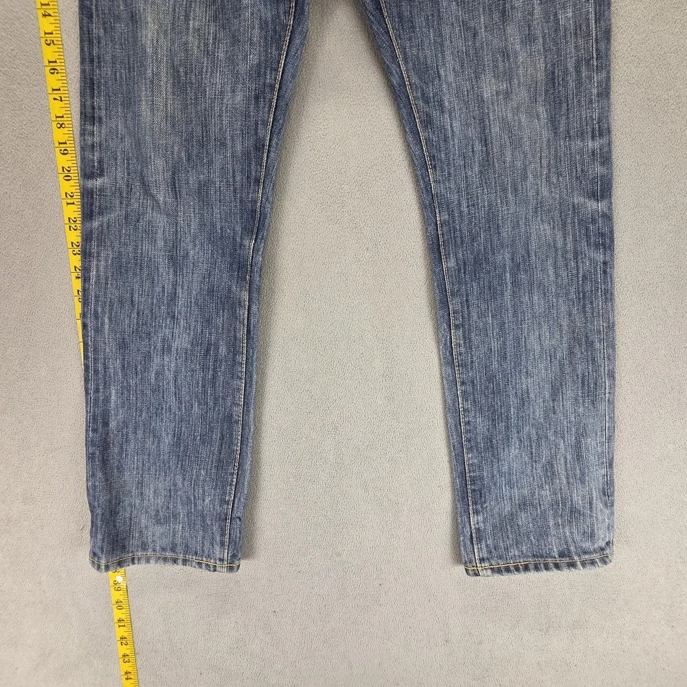 Vintage Levis 501 Jeans Mens Blue Selvedge LVC Straight‎ Button Fly Fits 28x29